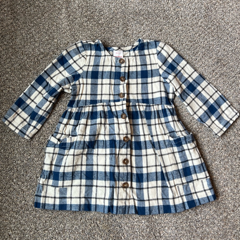 Girls Flannel Dress